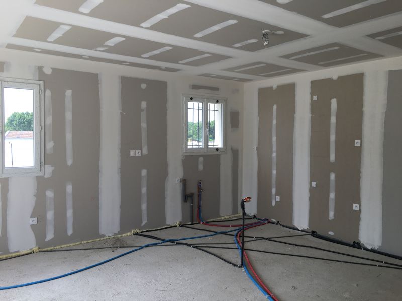 Finitions plâtre et bandes