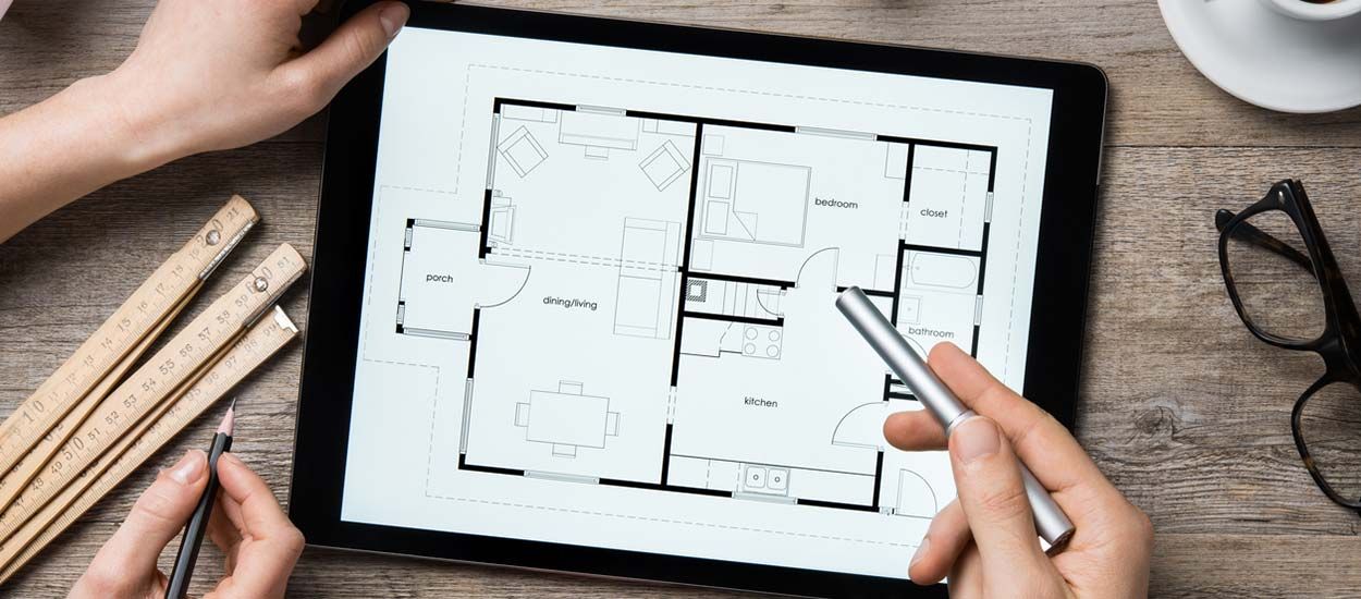 Plans d'architecture intérieure